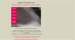 Desktop Screenshot of agent-textile.com