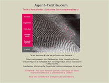 Tablet Screenshot of agent-textile.com
